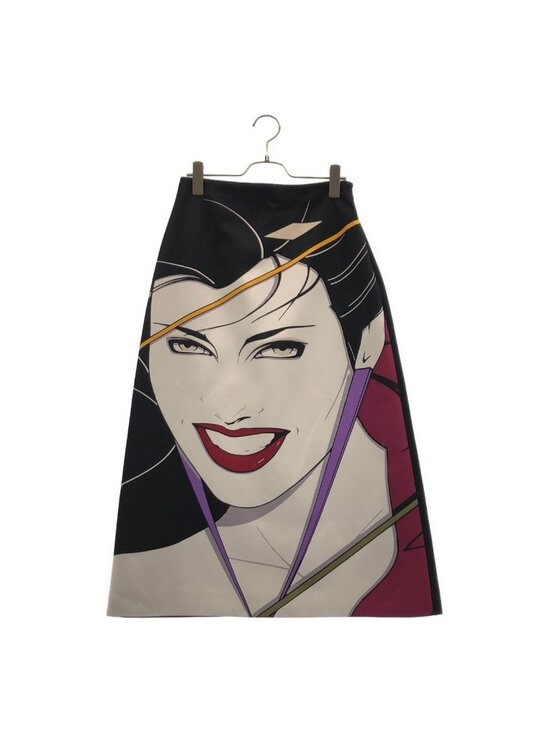Gucci Dresses & Skirts - Gucci Patrick Nagel Art Print Flare Skirt Black 38
